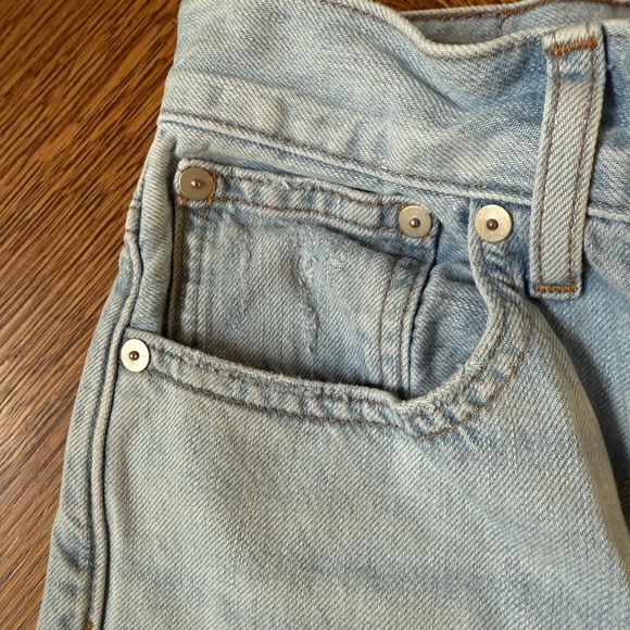 MADEWELL Perfect Vintage Jeans Blue Denim Retro Fitzgerald Wash Y2K High Rise 24 - Picture 5 of 12